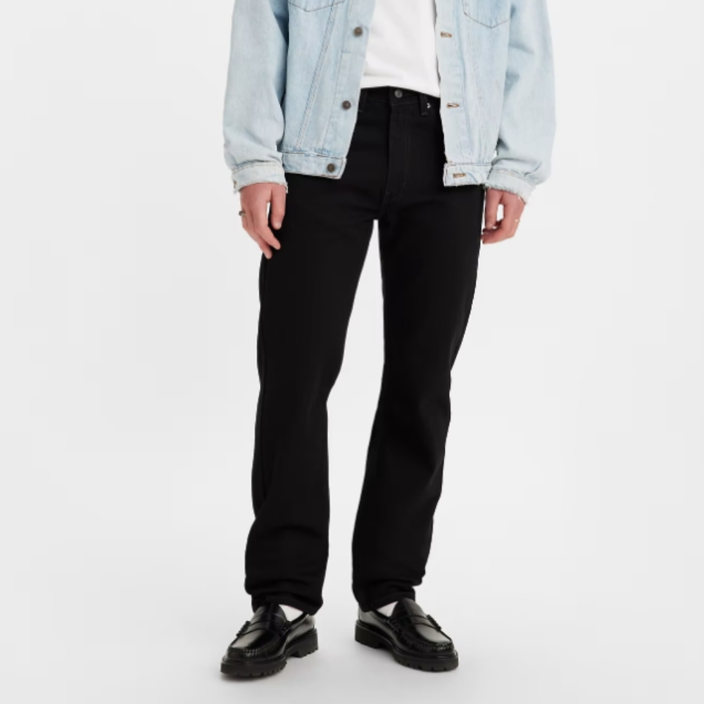 Levi's 505 Straight Leg Jeans Black